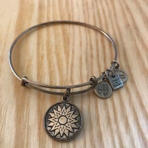 Alex and Ani Sunburst Bangle Bracelet - Silver